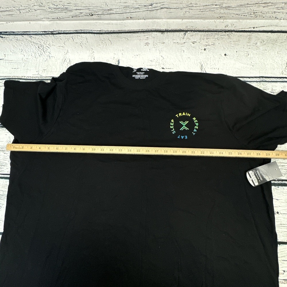 Xersion Soft Cotton Graphic T-Shirt 🆕 Eat Sleep Train Repeat  [Size XXXL]‎ New - Picture 6 of 6